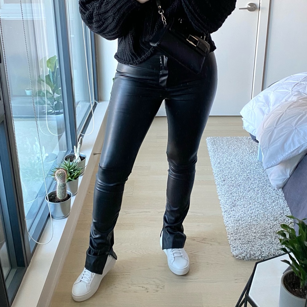 Zara Faux Leather Pants/Legging